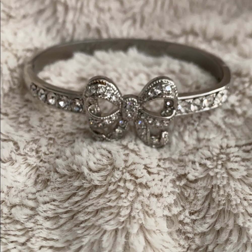 Silver Bestey Johnson bow bracelet